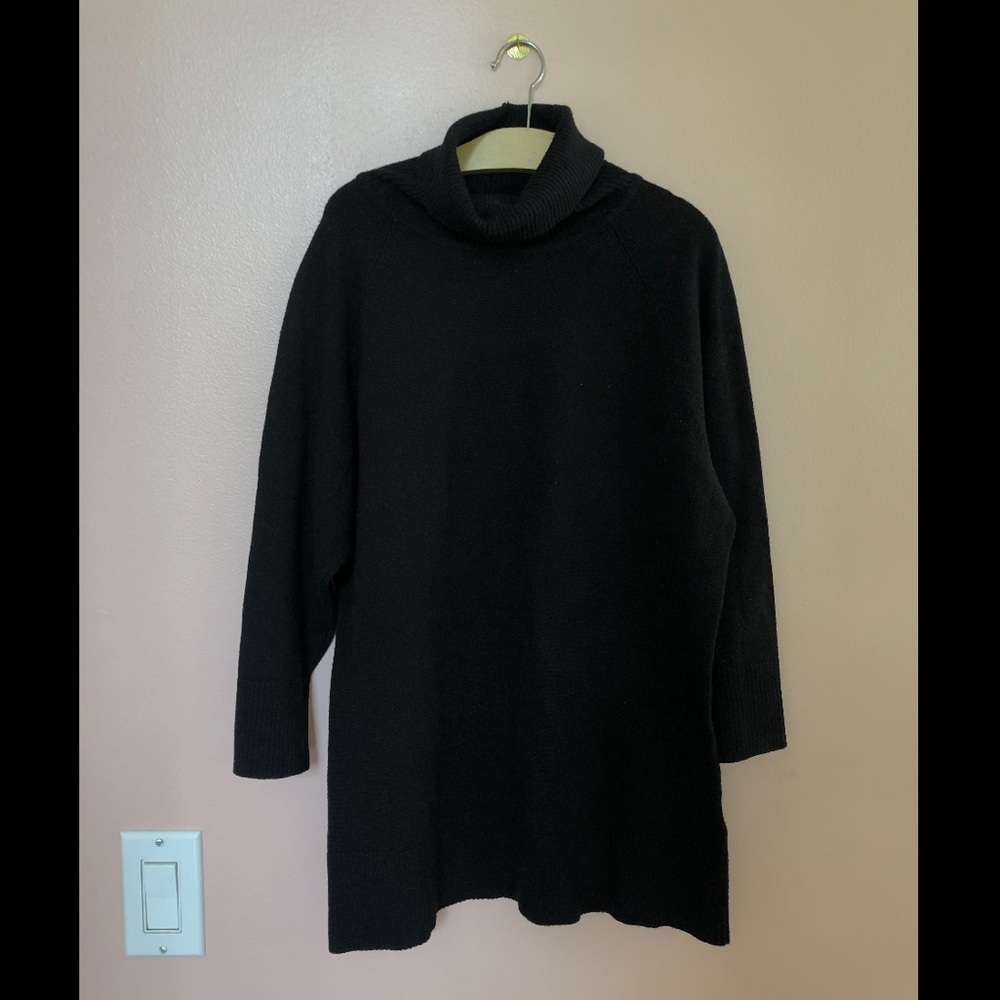 Reitmans long cowl neck sweater, black